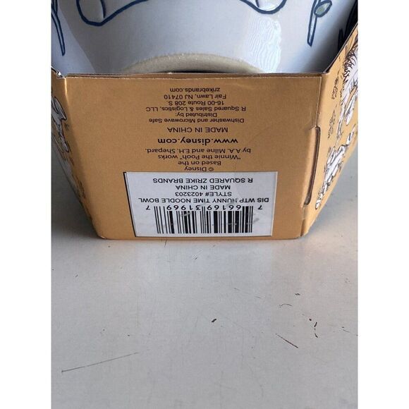 Disney Winnie The Pooh Hunny Time Engraved Ramen Noodle Bowl Chopsticks NEW - Picture 9 of 9